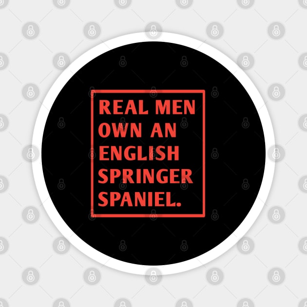 English Springer spaniel Magnet by BlackMeme94